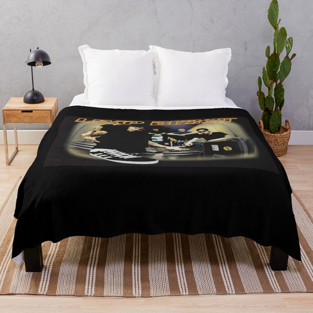Limp Bizkit Hot Rock Band Throw Blanket